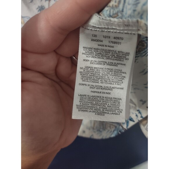 Columbia Men's Hawaiian Shirt Button Up Size L Short Sleeve Paradise Theme - Picture 5 of 6